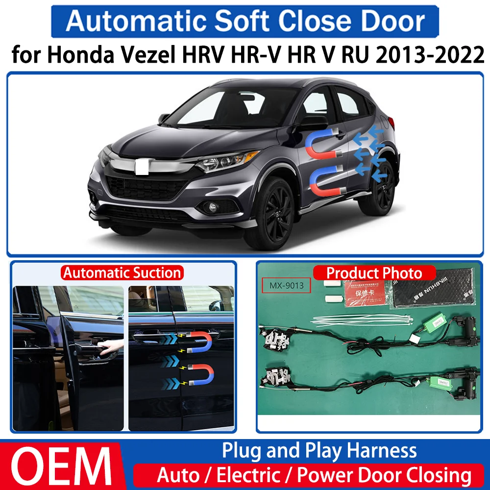 for Honda Vezel HRV HR-V HR V RU 2013-2022 Car OEM Automatic Soft Close Door Electric Suction Kit Auto Power Closing System