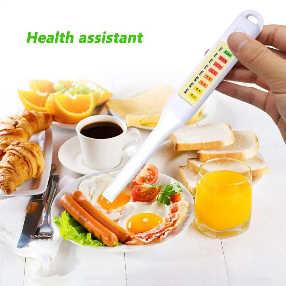 Digital Electronic LED Food Temperature and Salinity Tester Salt Concentration Tester Soup Food Used in Home Kitchen