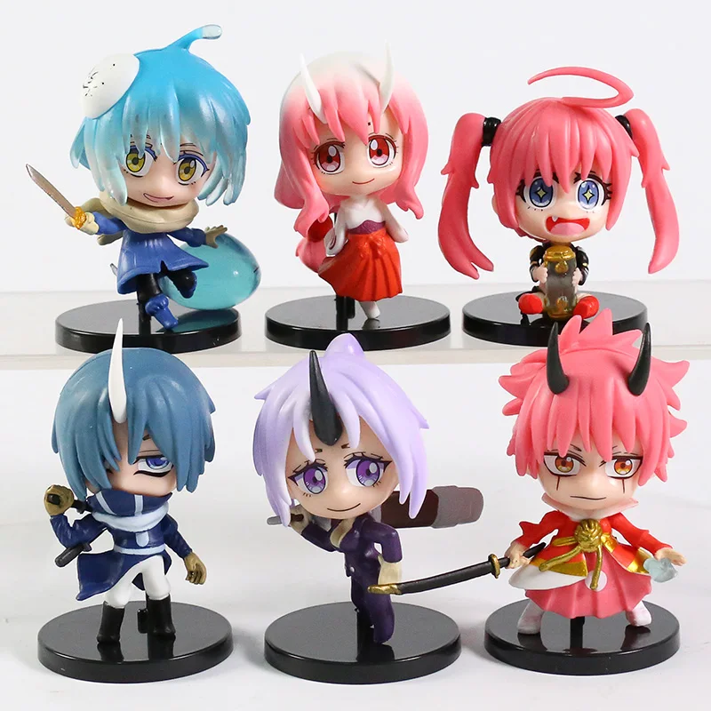 That Time I Got Reincarnated As A Slime Anime Figures Rimuru Milim Kawaii Action Figure PVC Model Toy Collection Kids for Gift