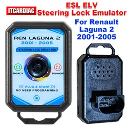 ESL ELV Steering Lock Emulator for Renault Laguna 2 2001-2005 Simulator Plug And Start with Lock Sound No Programming