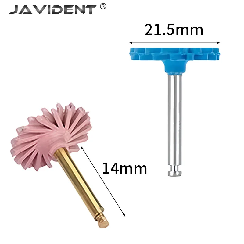 6Pcs RA Polishing Disc Spiral Flexible Brush Dental Enamel Polishing Disc Bending Machine Dental Composite Resin Polishing Brush