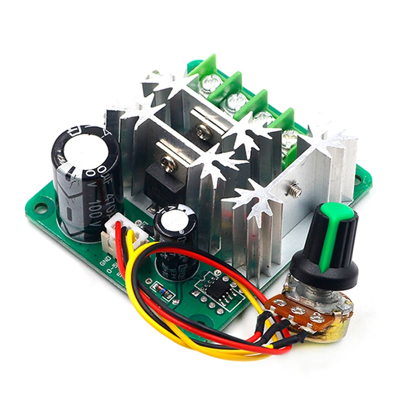 

PWM DC motor governor 6V-90V high-power CCMHCN motor controller 15A stepless speed regulation