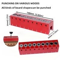 Woodworking Portable Jig Vertical Hole Drill Guide 4mm-12mm Self-centering Positioner Precision Drilling