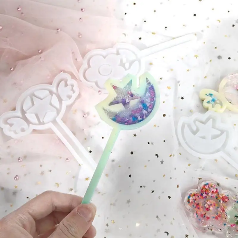 

A52E Resin Shaker Mold,Reusable Silicone Mould for DIY Crafts Making