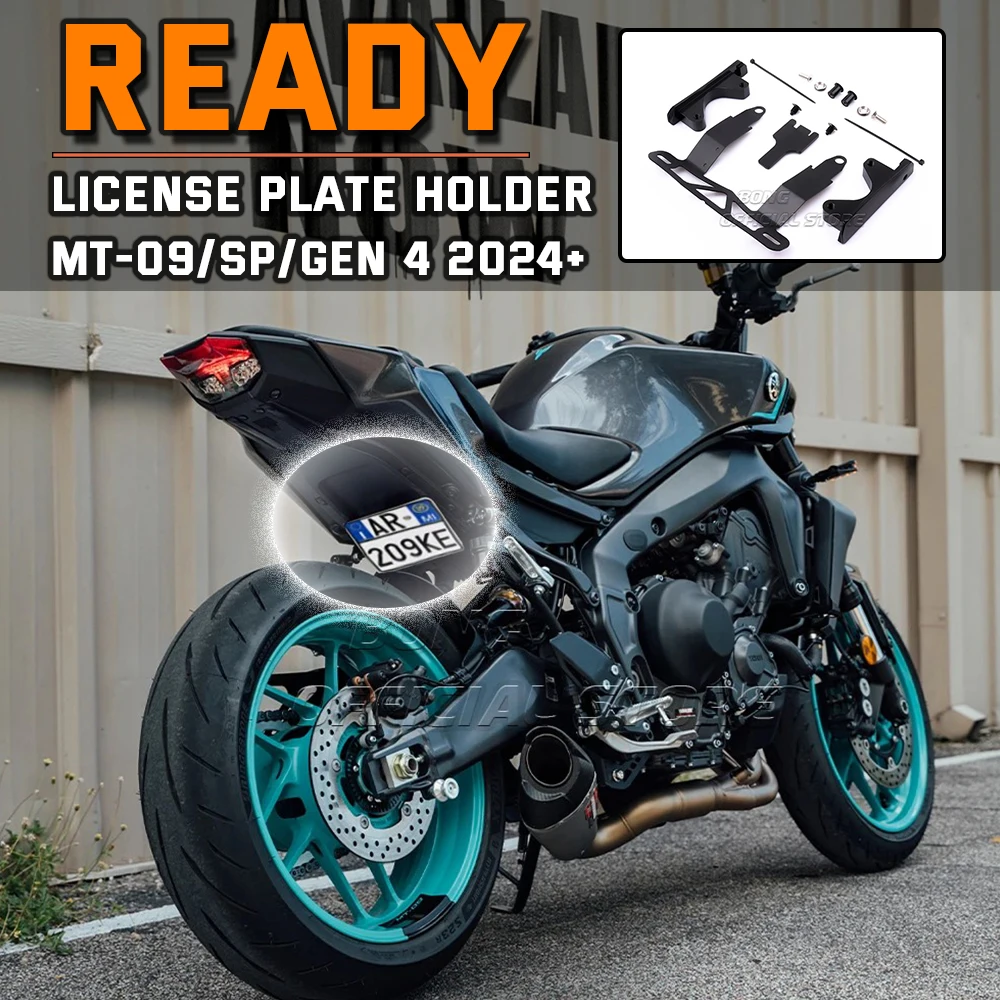 

MT-09 Tail Tidy For YAMAHA MT-09/SP MT09 （Gen 4）2024 2025 Low-Mount Fender Eliminator Tail Tidy License Plate Holder