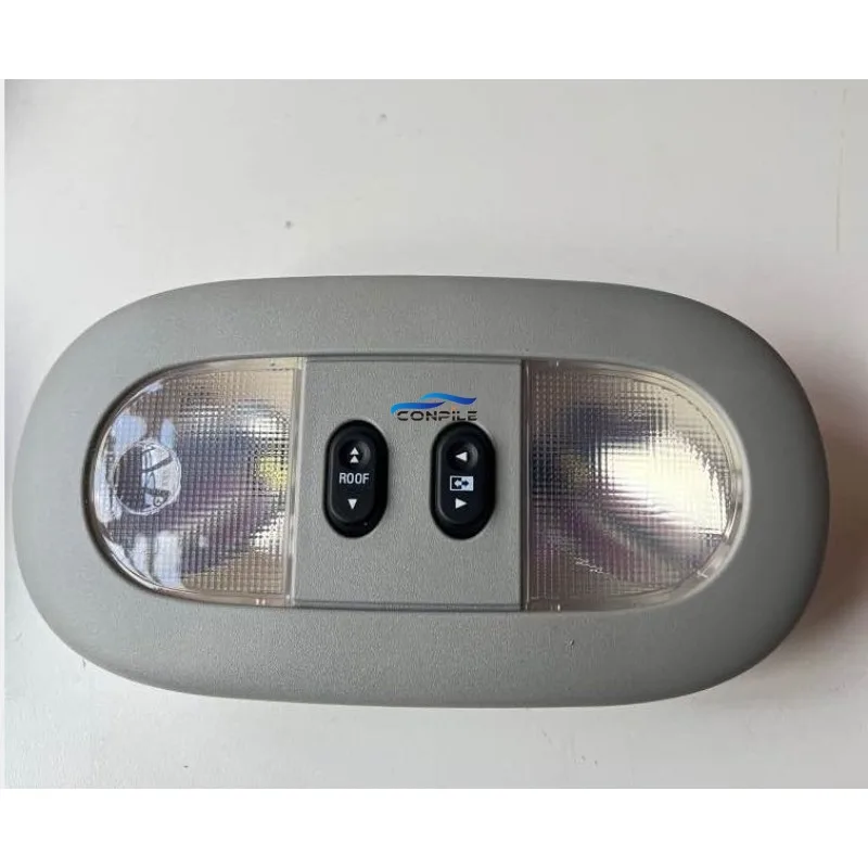 

1pc 7L3Z-18519A70-BC 4L3Z-18519A70-BAB Grey For Ford F150 Overhead Console LED Light Sunroof Dual Switch