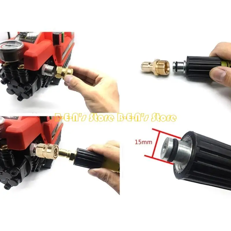Y1AD M22x1.5 Adapter For High Pressure Wash Machine Water Outlet Set Adapter