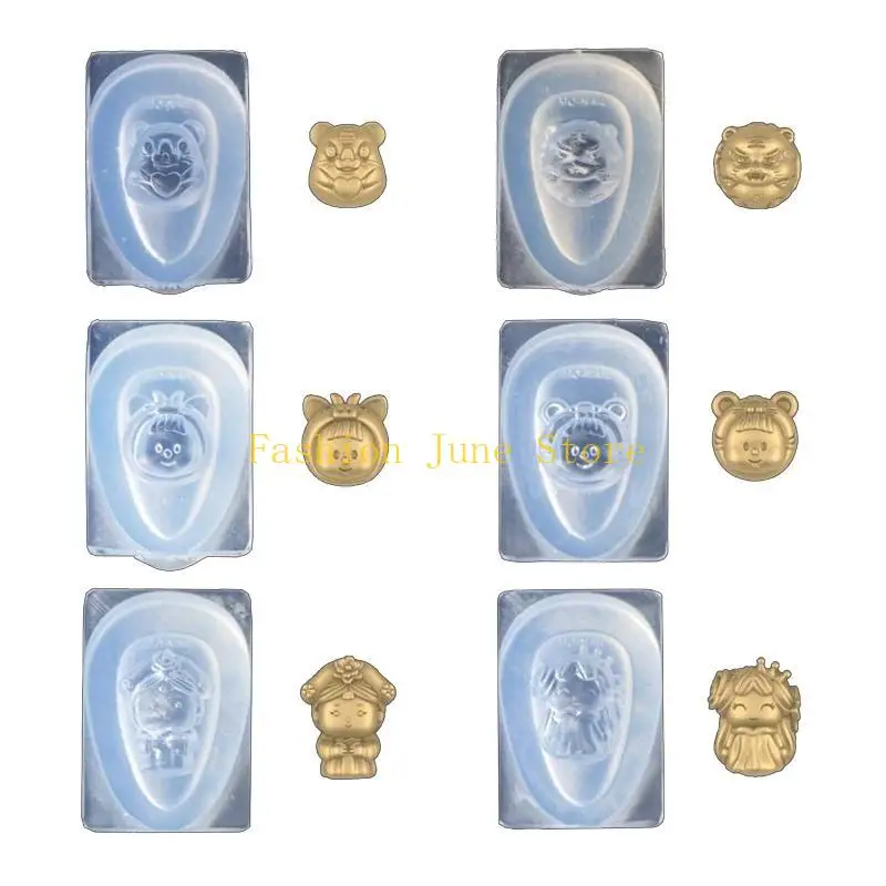 

N5KA милая 3D -искусство ногтя Силикон резное резное плесень Акриловое искусство для ногтей инструменты для ногтей искусство