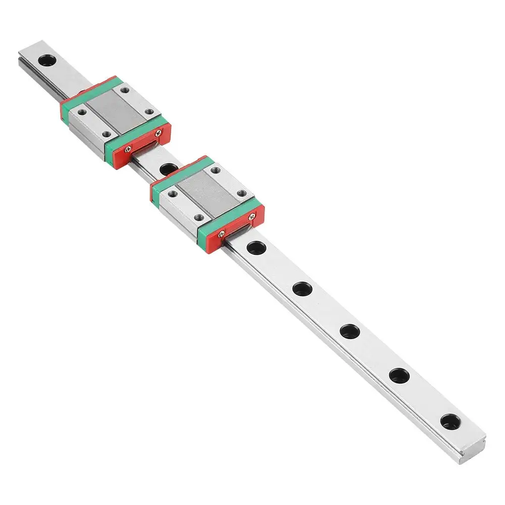 1Pc MGN7 MGN12 MGN15 MGN9 L 100mm To 1500mm Miniature Linear Rail + 2Pcs MGN Linear Guide Block For 3D Printer Part