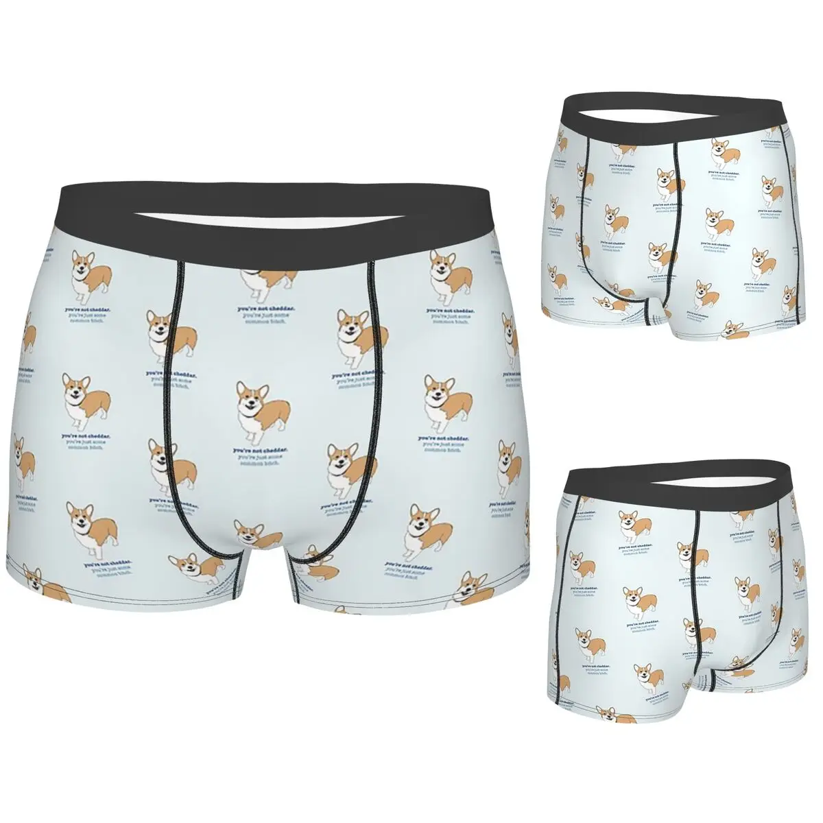 

Boxer Underpants Shorts Brooklyn 99 Cheddar Panties Men's Comfortable Underwear for Homme Man Boyfriend Gifts