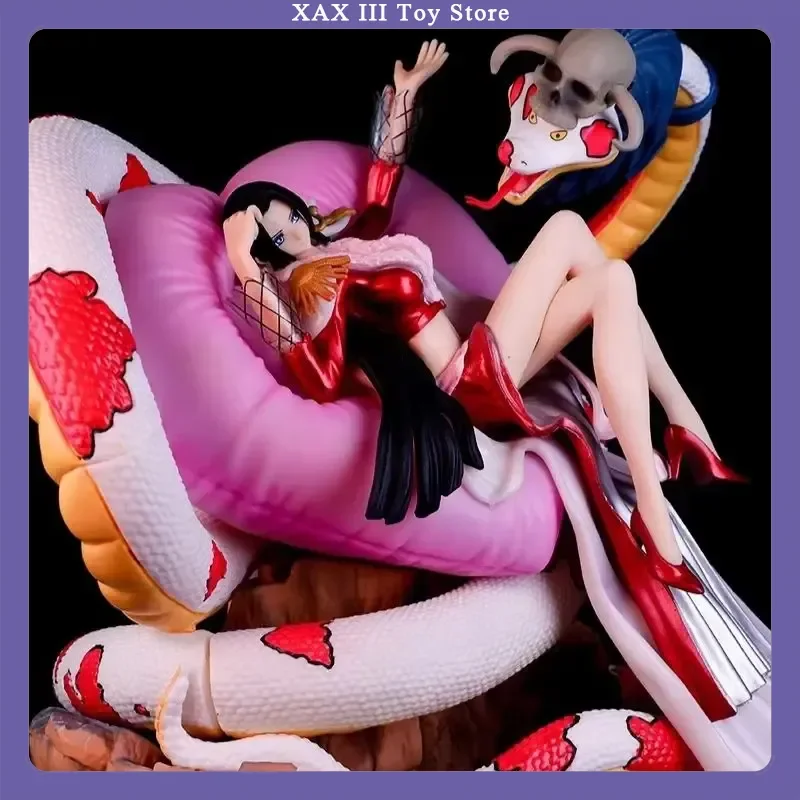 

Hot One Piece Boa Hancock Figure Snake Princess Gk Statue Snake Pattern Pvc Resin Model Trendy Anime Collectible Decorative Toy