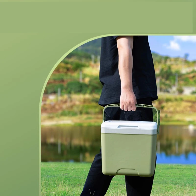 6/9/15/24L 쿨러 박스 휴대용 캠핑 냉장고 대용량 차량용 아이스 버킷 보온 캠핑 BBQ 장비
