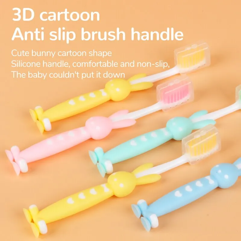 Cartoon Children Toothbrush, Manual Toothbrushes With Extra Soft Bristles For Deep Cleaning Oral Care At Home For Kids