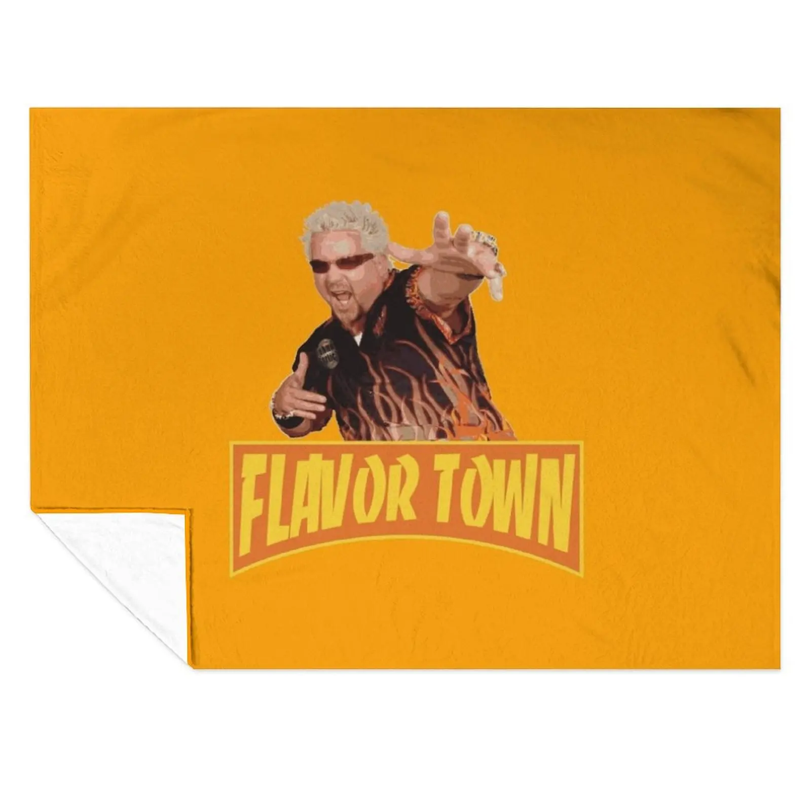 

FLAVOR TOWN USA - GUY FlERl Throw Blanket Hairys Cute Loose Blankets