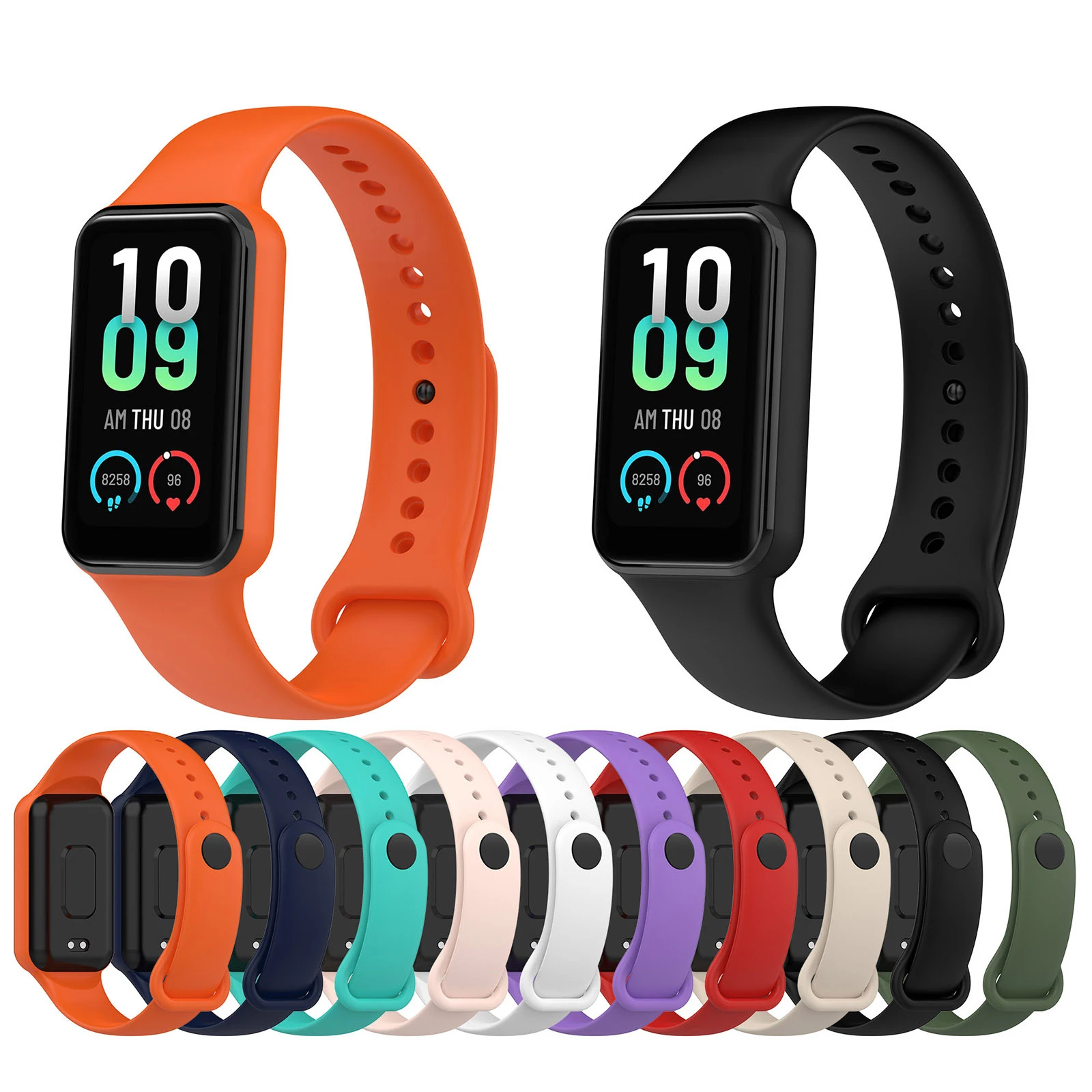 Strap For Amazfit Band 7 Bracelet Sport Wrist Replacement Strap Soft For Amazfit Band 7 Sports Wristband Accessories