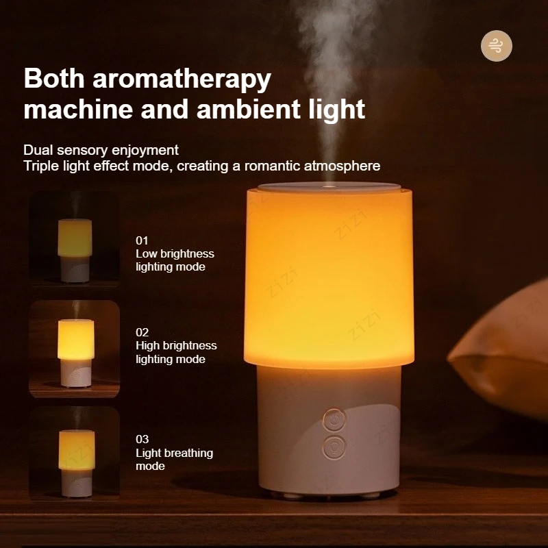 

Небольшая увлажняющая атмосферная лампа, машина для ароматерапии, ультразвуковая распылительная машина для автомобильной домашней ароматерапии