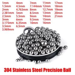 5-1000Pcs 304 Stainless Steel Ball Diameter 1/1.5/2/2.381/2.5/3/3.175/3.5/3.969/4/4.5-21mm Precision Smooth Bearing Steel Ball