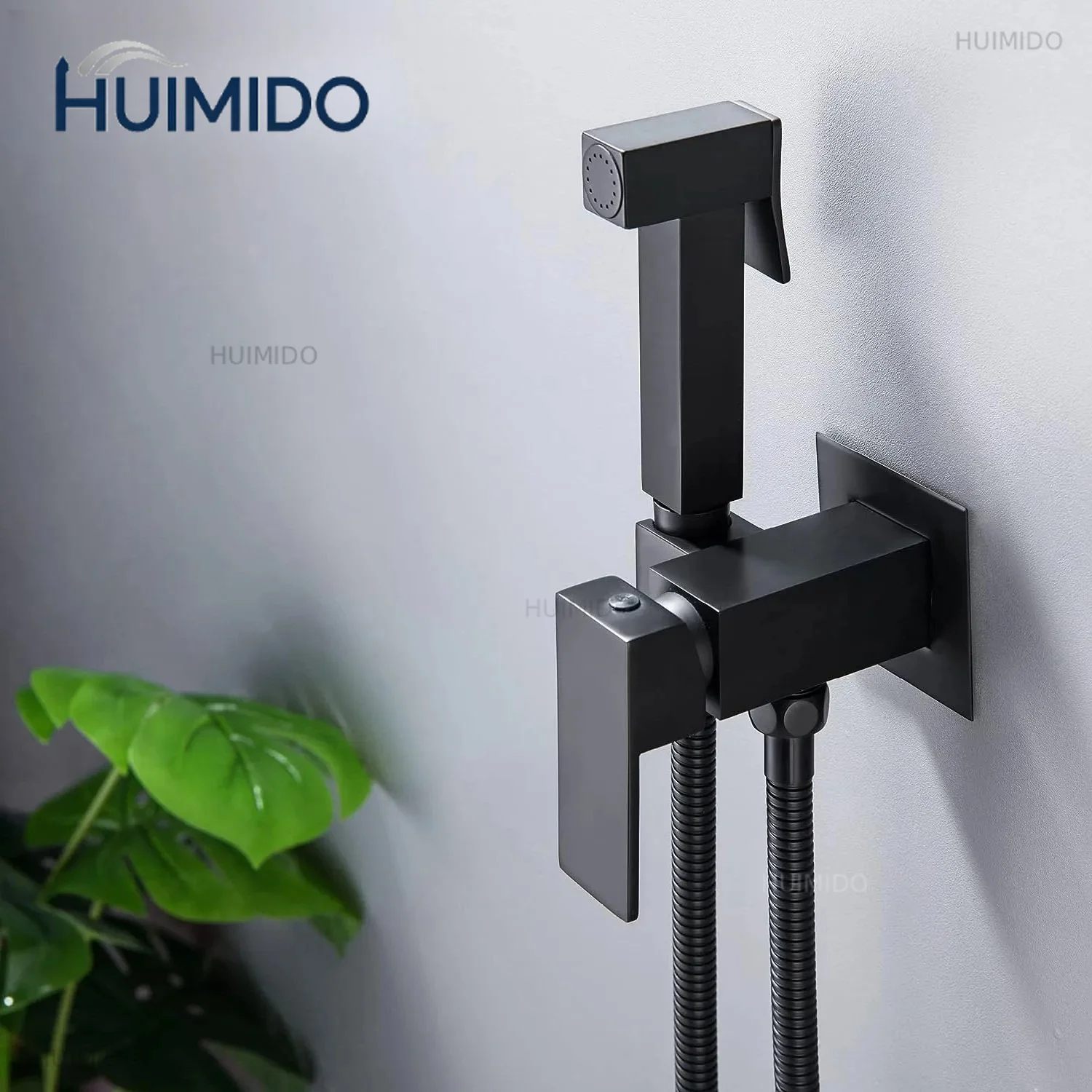Warm Water Bidet Faucet for Toilet Hot and Cold Water Tap Mixer Stainless Steel Handheld Bidet Sprayer Attachment Set