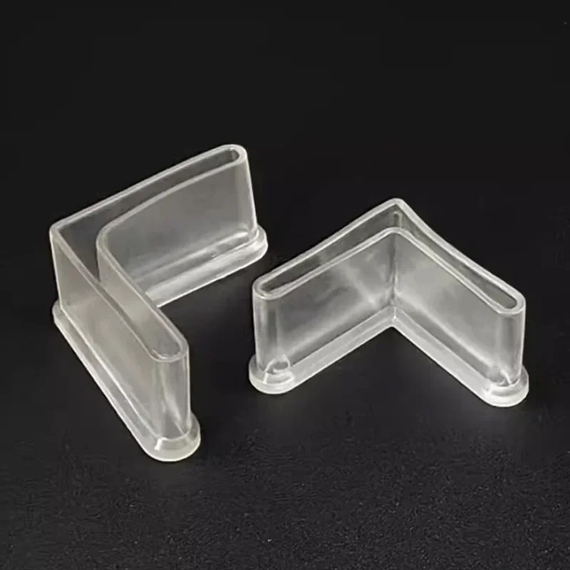 Slotted Triangle Angle Bar Shelf Iron Bed L-shaped Base Foot Pad Foot Cover Protective Rubber Sleeve