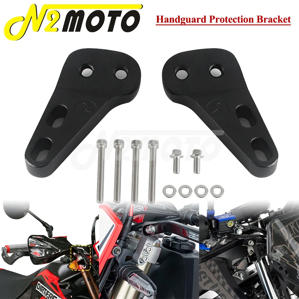 Enduro Motocross Aluminum Racing Handguard Mount Bracket Fixing Block For Kawasaki KDX125SR KLX300R Suzuki RMX250S Honda CRF XLR