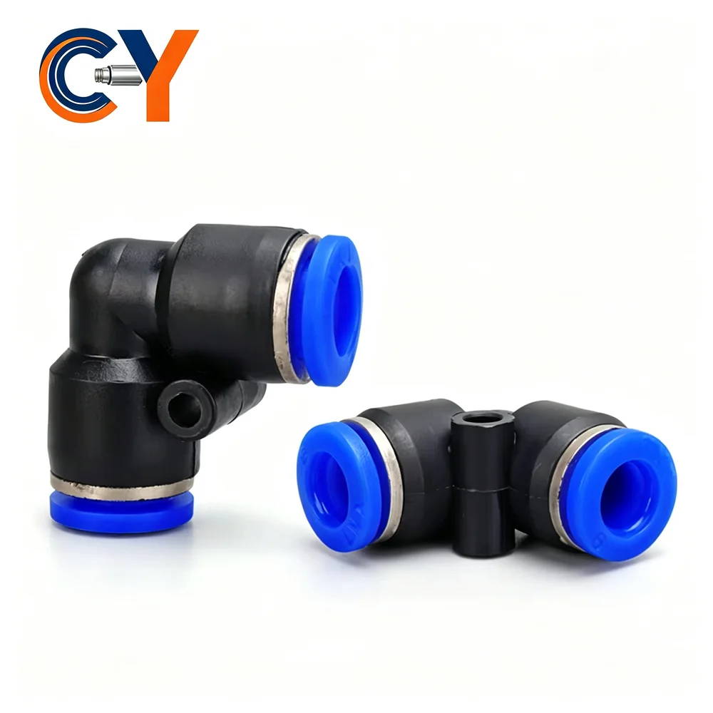 PVG Straight Reducer Pneumatic Quick Fitting Push To Connect Air Hose Connector PU Tube Reducing Adapter 4-6/6-8/8-10/10-12mm