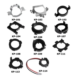 Adaptador de bombilla para faro delantero de coche, soporte de Base para Benz, BMW, Audi, Nissan, VW, H7, H1, 2 piezas