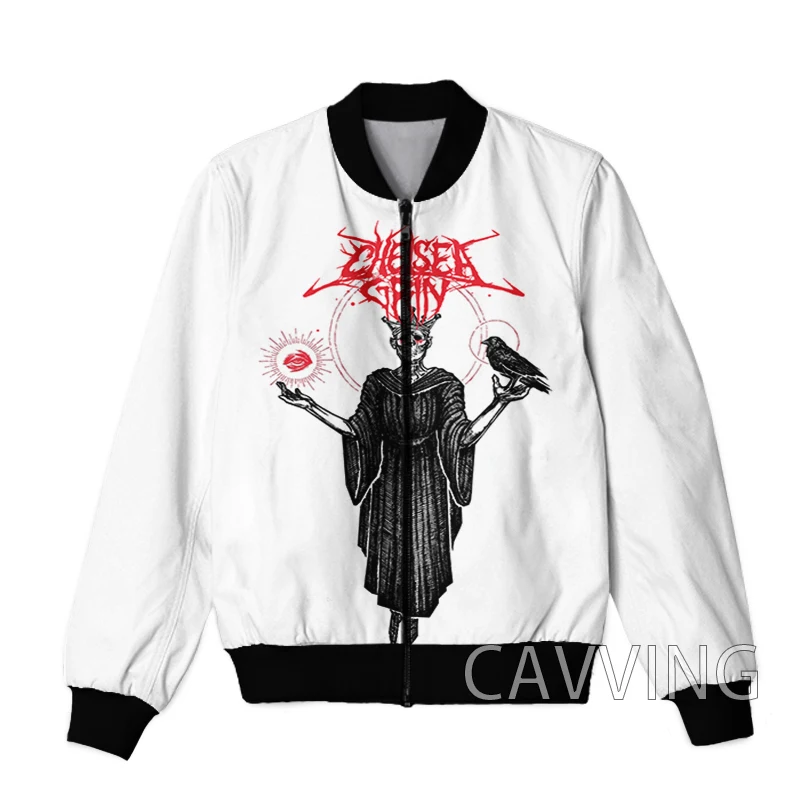 

New Fashion Women/Men's 3D Print Chelsea Grin Rock Zipper Bomber Jackets Men Overcoat Mens Coat Zip Up Jackets J01
