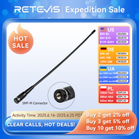 Retevis RHD-771 RT81 Radio Amateur Antennas SMA-M Male VHF UHF Whip Antennas for Retevis RT3S RA89 HA1UV H777 Baofeng UV3R TYT