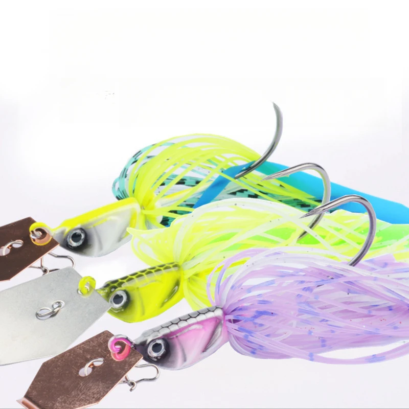 1Pc 10G 14G Chatter bait spinner bait weedless fishing lure Buzzbait wobbler chatterbait for bass pike walleye fish