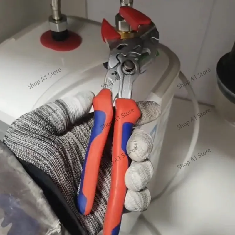 No Button 4 Stops 5inch Mini Pump Clamp Ultra Thin Shifting Spanner Multifunctional Wrench