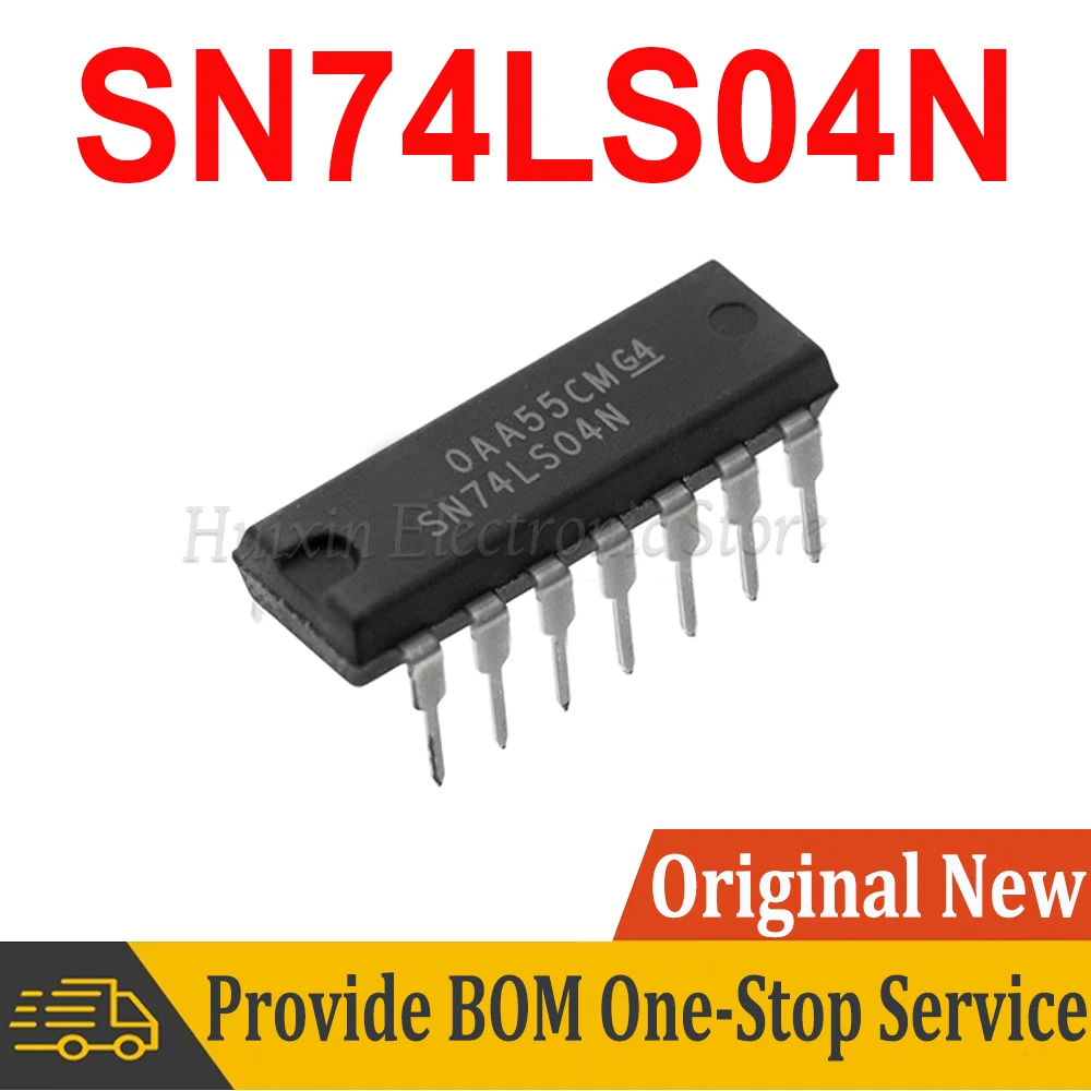 

SN74LS04N DIP14 74LS04N 74LS04 SN74LS04 DIP New and Original IC Chipset