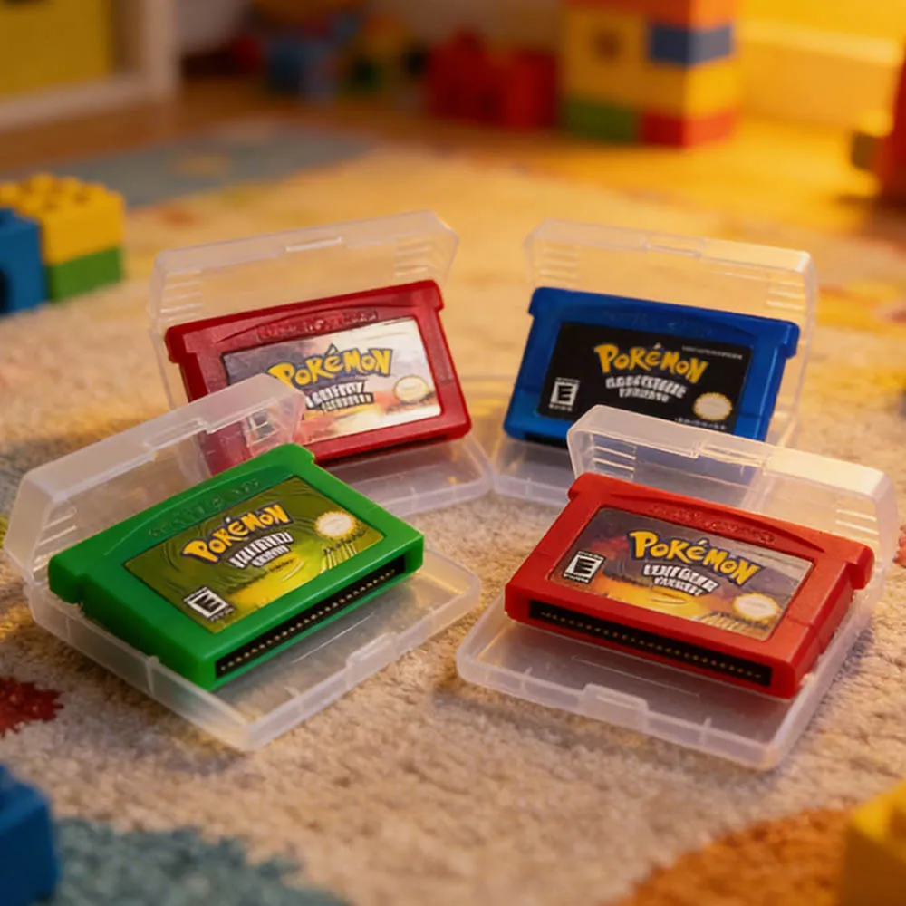 GBA Game Pokemon Series 32 Bit Video Game Cartridge Console Card Pokemon Emerald Ruby FireRed LeafGreen Sapphire Multi-language view 4