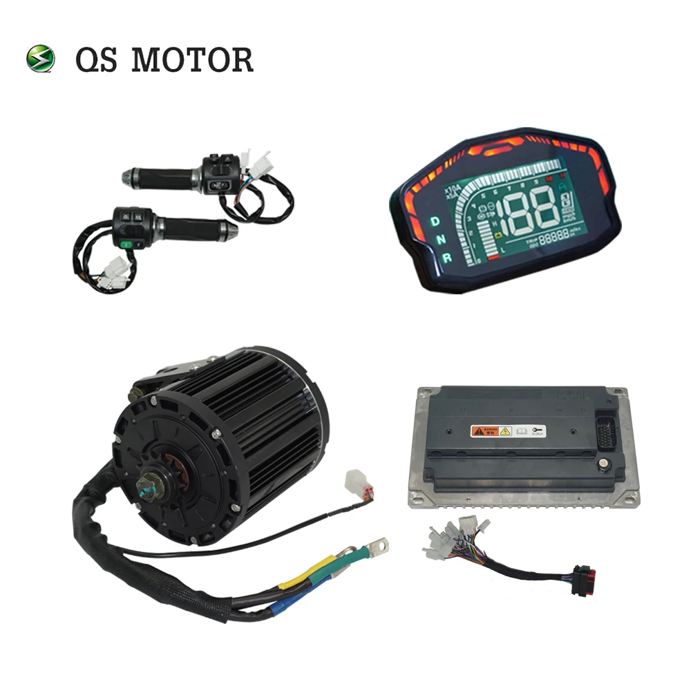 SIA QSMOTOR Kit 7500W QS138 90H 120 140KMPH IPM Mid Drive Motor Kits Powertrain for Electric Offroad Dirtbike ATV Go Kart