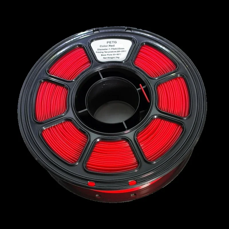 เส้นใยพิมพ์ 3 มิติ PETG หลายสี ใส ขนาด 1.75 มม. น้ำหนัก 1 กก. 1 ม้วน บรรจุอย่างเรียบร้อย สำหรับเครื่องพิมพ์ 3 มิติ และปากกา 3 มิติ