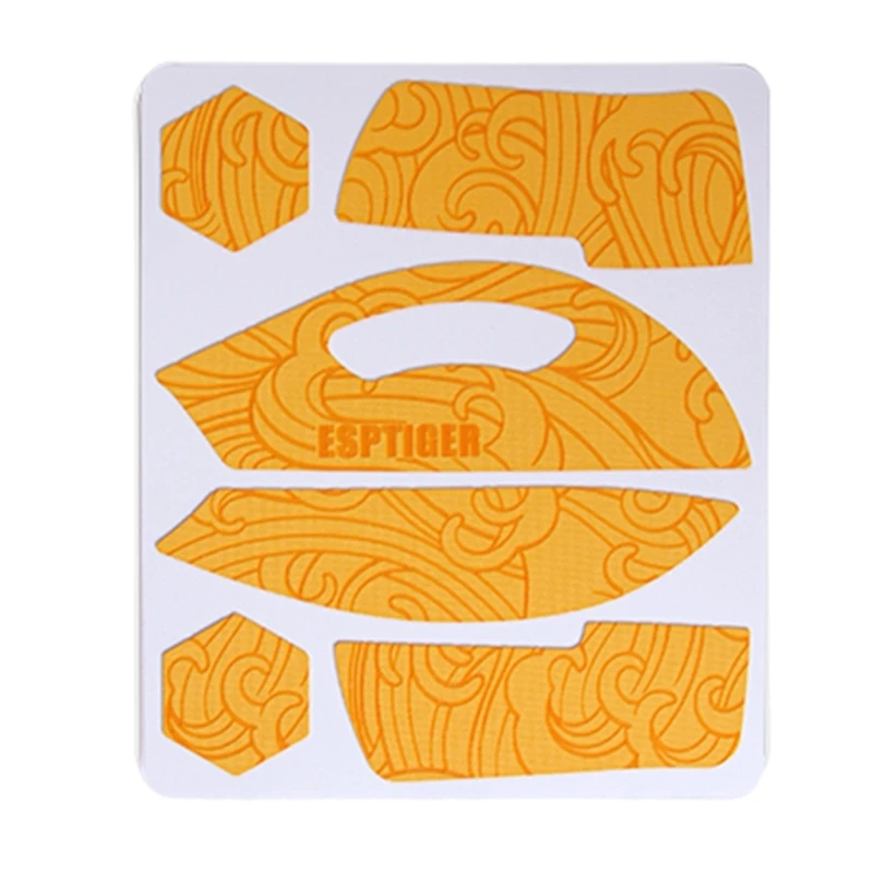 Esports-pegatina lateral piel ratón Tigre, cinta agarre para ratón Deathadder V3Pro, envío directo