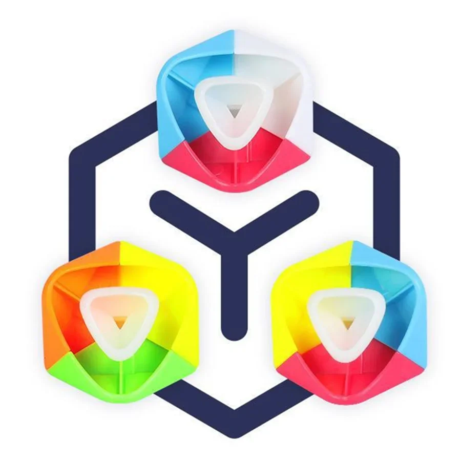 [JudyCube] QiYi Qidi S2 Cubo Magico Senza Adesivo Cubo Tascabile Velocità Qiyi 2x2x2 Qidi Nero Puzzle Cubo Giocattoli Educativi per I Bambini