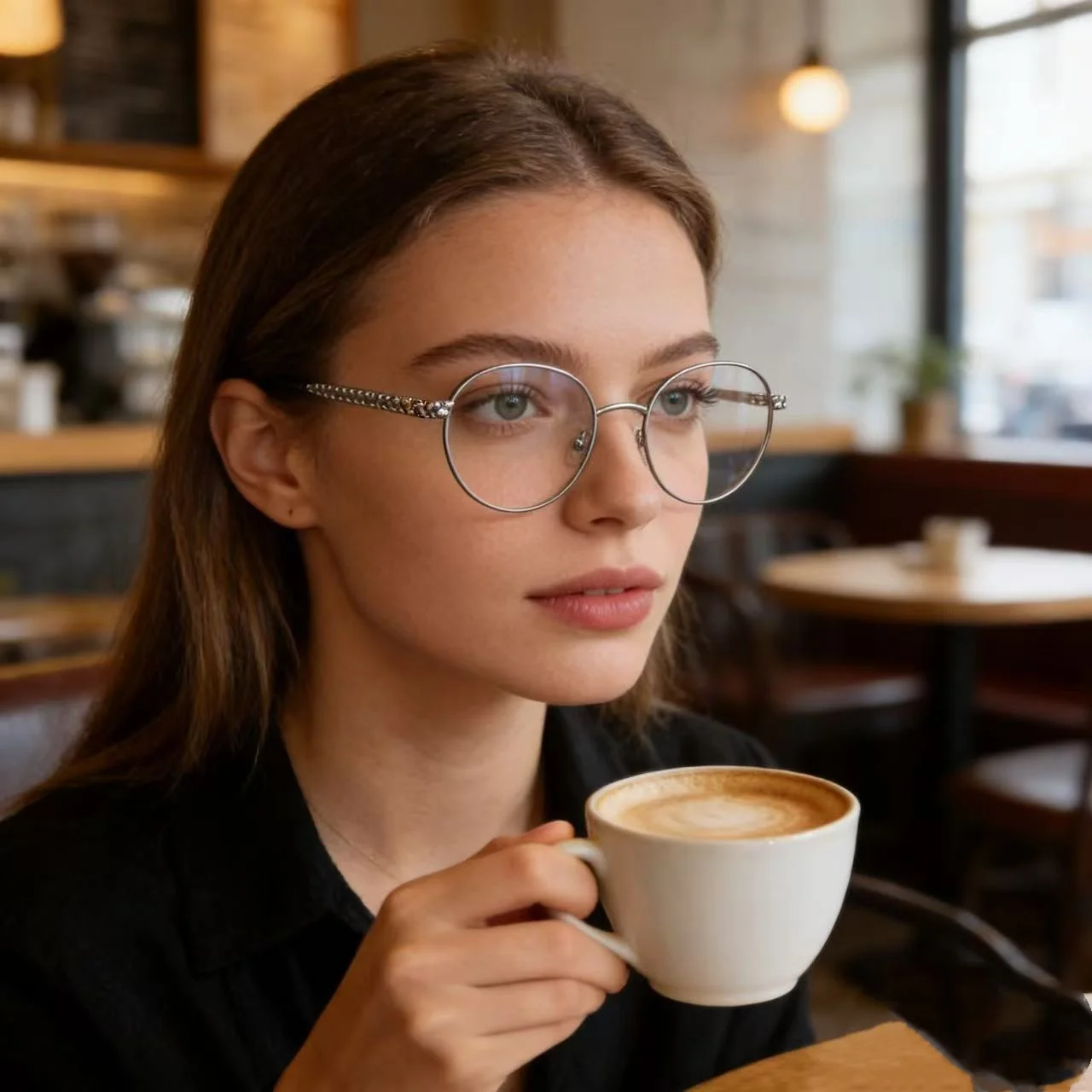 

Glasses Frame Women Trend Alloy Eyeglasses Frames Prescription Anti Blue Light Reading Glasses