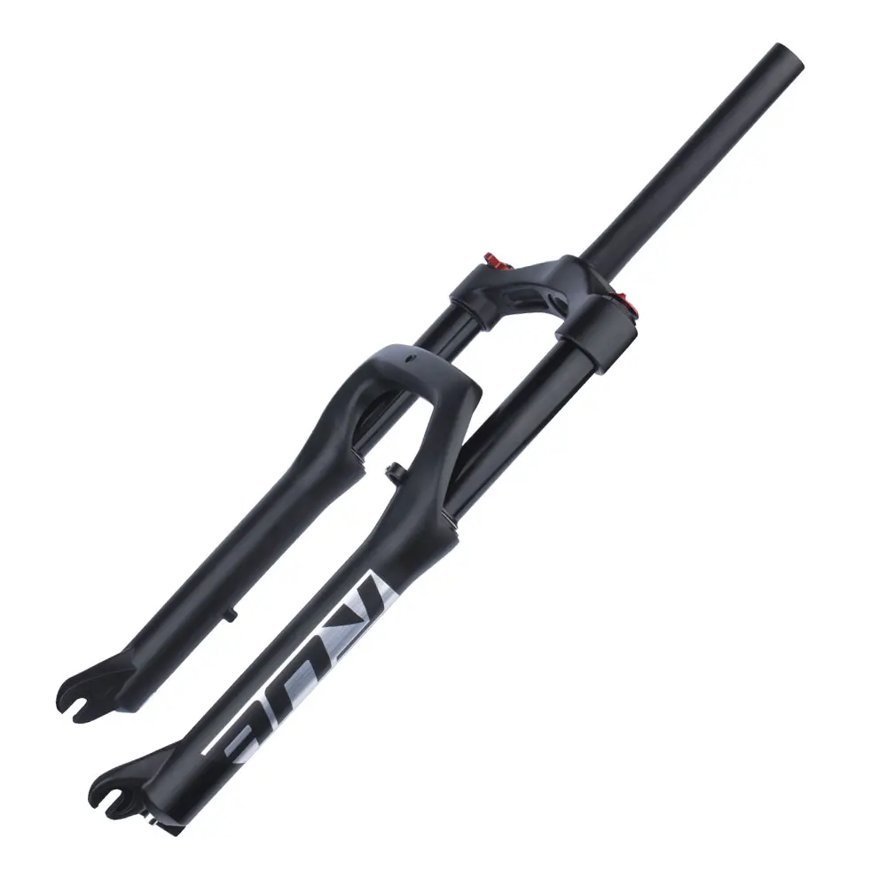 Bolany Snow Bicycle Front Fork 20*4.0 Inch Magnesium Alloy MTB Fork Suspension Air Fork For Straight Tube Mountain Bike Frame