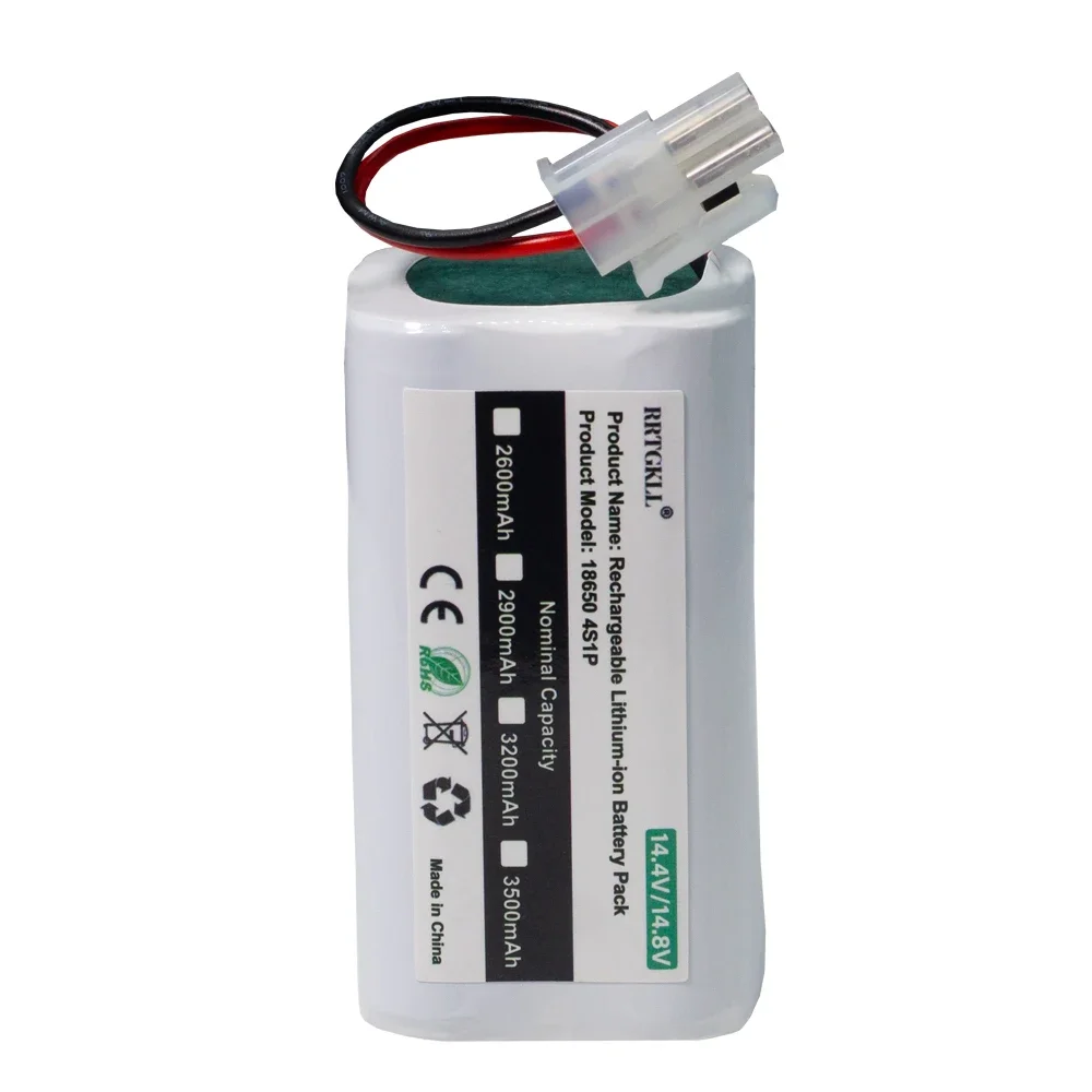 Batería de litio recargable para Robot aspirador ILIFE, 14,4 V/14,8 V, 3500mAh, INR18650, M26-4S1P, A4s, A6, V7s Plus, A9s, W400