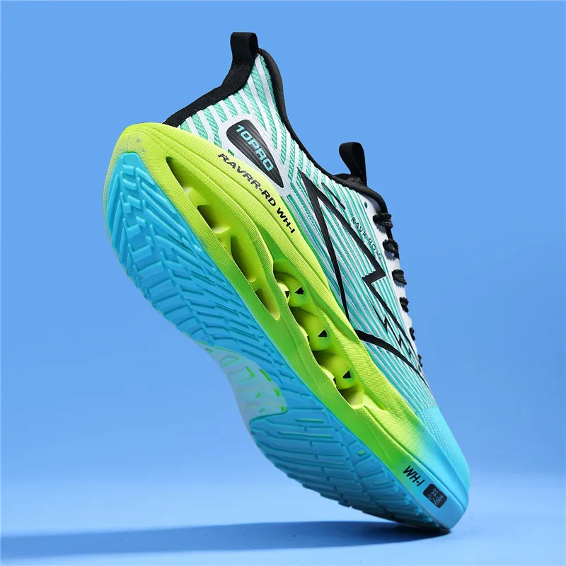 Ultrathin Breathable Running Shoes Popcorn sole Light Soft Men Sports Shoes Comfy Fabric Fashion Women Outdoor Flat bottom Shoes