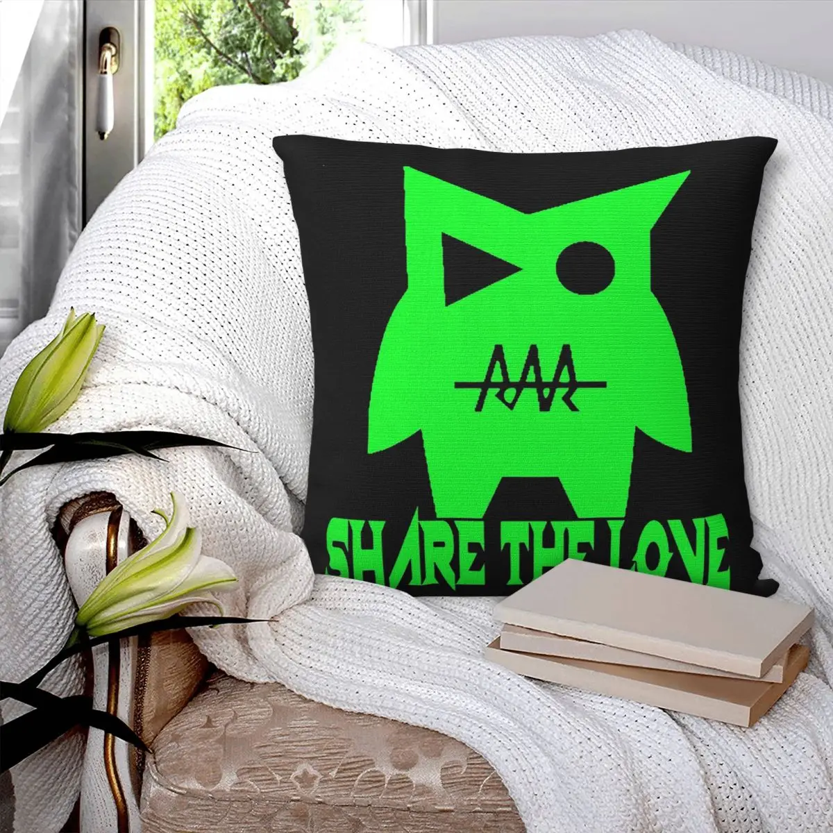 Share The Love Prime Series 48 Square Pillowcase Pillow Cover Polyester Cushion Decor Comfort Throw Pillow for Home Living Room
