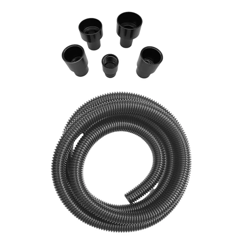 ABKR-For POWERTEC 70347 10 أقدام. خرطوم جمع الغبار مع 5 تركيبات 25 Id X 32 Od لأدوات النجارة الكهربائية المنزلية #1