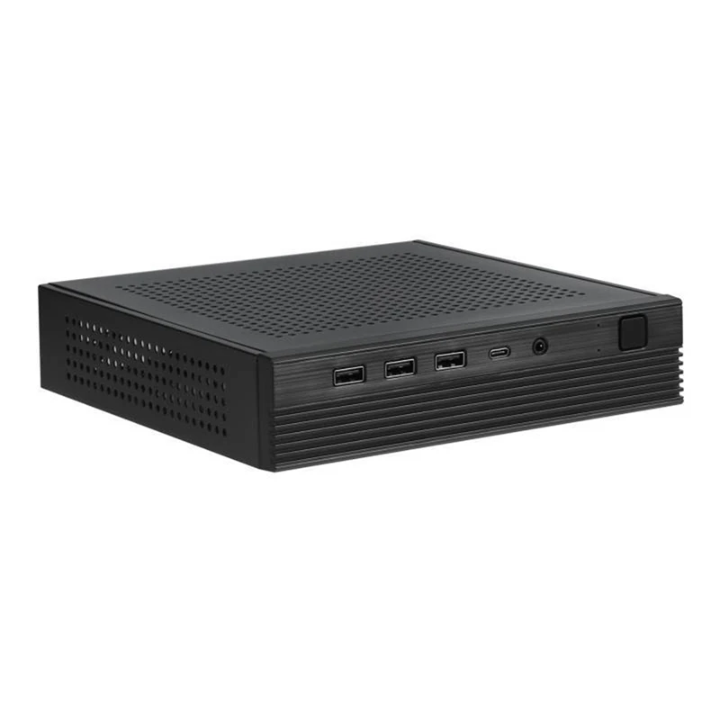 

RGEEK TX06 Desktop Mini ITX Case Mini Game Computer Chassis HTPC Cases Stand For MINI-ITX Ultra-Thin Motherboard