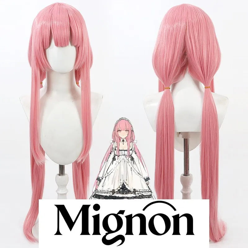 

Azur Lane HMS Perseus Cosplay Wig, Pink One-Piece Twin Tails