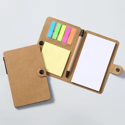 2Packs Pocket Notebook, Reisdagboek Cadeau, Notebook Set, Met Post-It Gesp En Pen, Geschikt Voor Op Kantoor Reizen En Familie