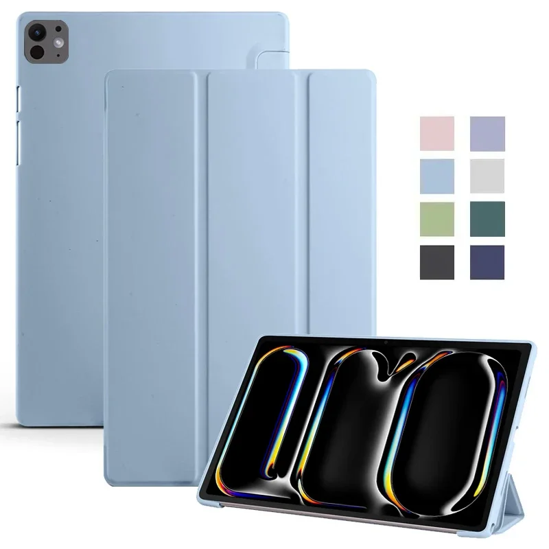 

Luxury Business Flip Leather Tablet Case for IPad Pro 13 11 M4 IPad Air 13 11 Inch 2024 M2 Skin Feel Shockproof Protect Cover