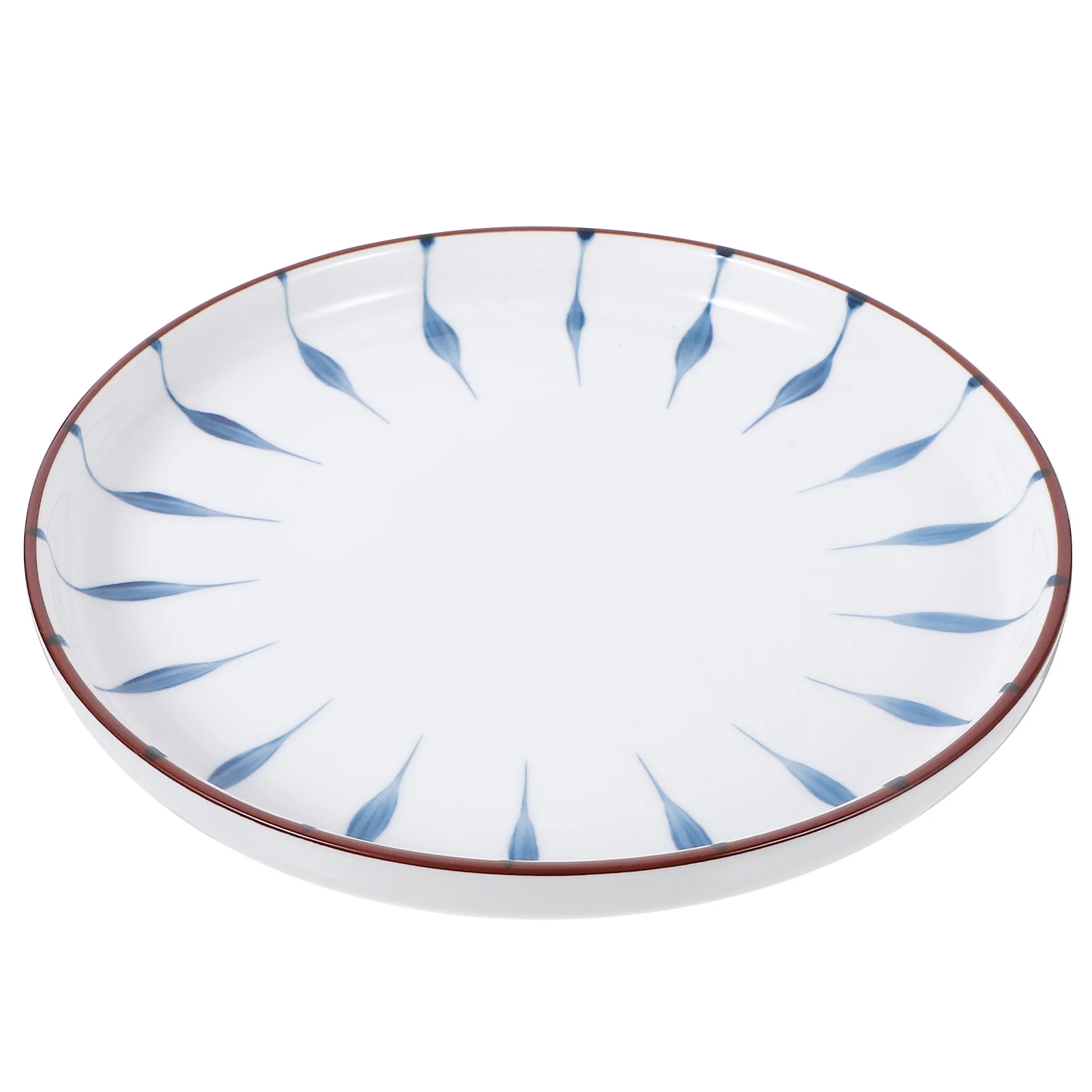 

Ceramic Divided Plates for Adults Food-Controlled Sectioned Plate Hand-Painted Tableware Practical Microwave Dishwasher