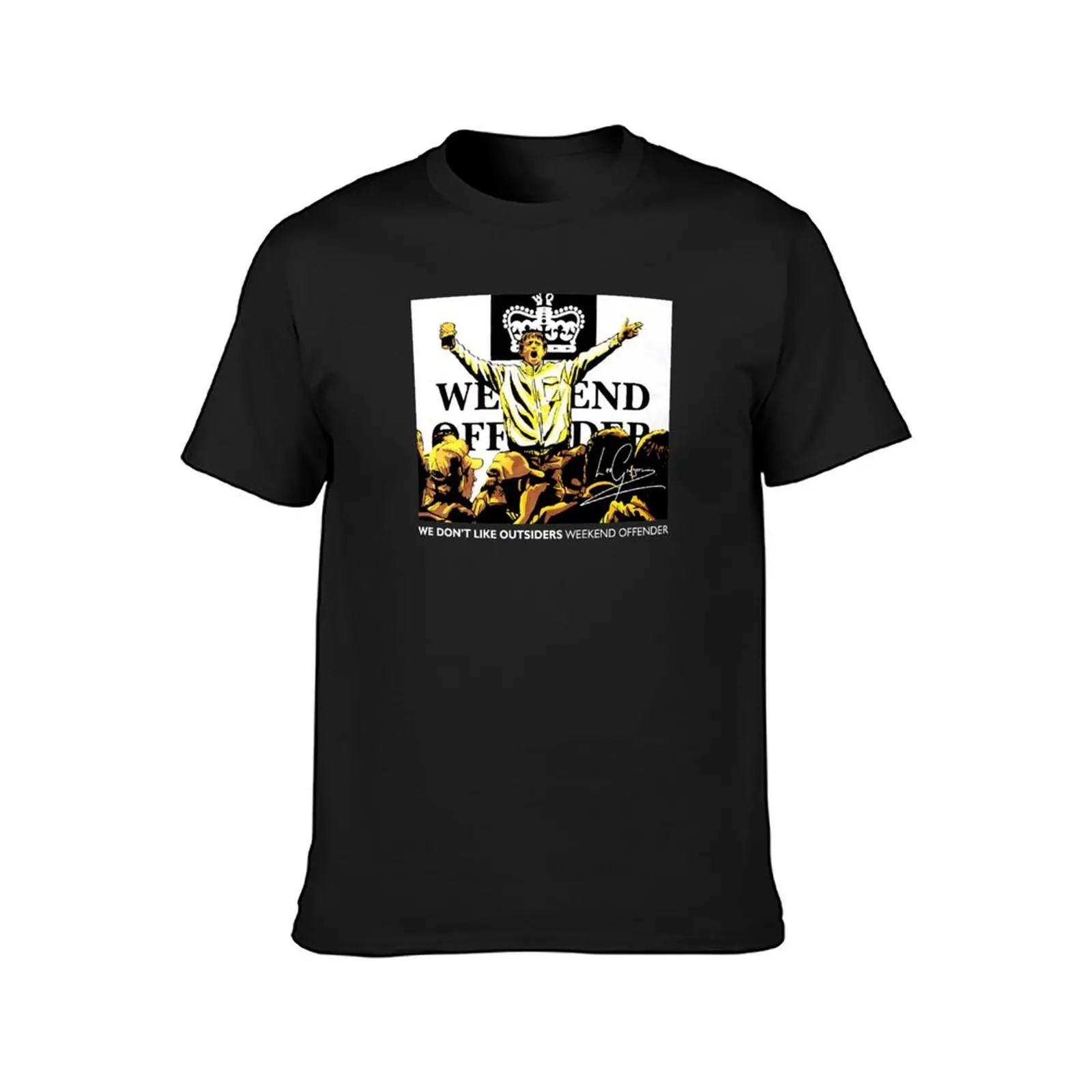 We Don't Like Outsiders Weekend T-Shirt hippie clothes heavyweights men graphic t shirts image 2