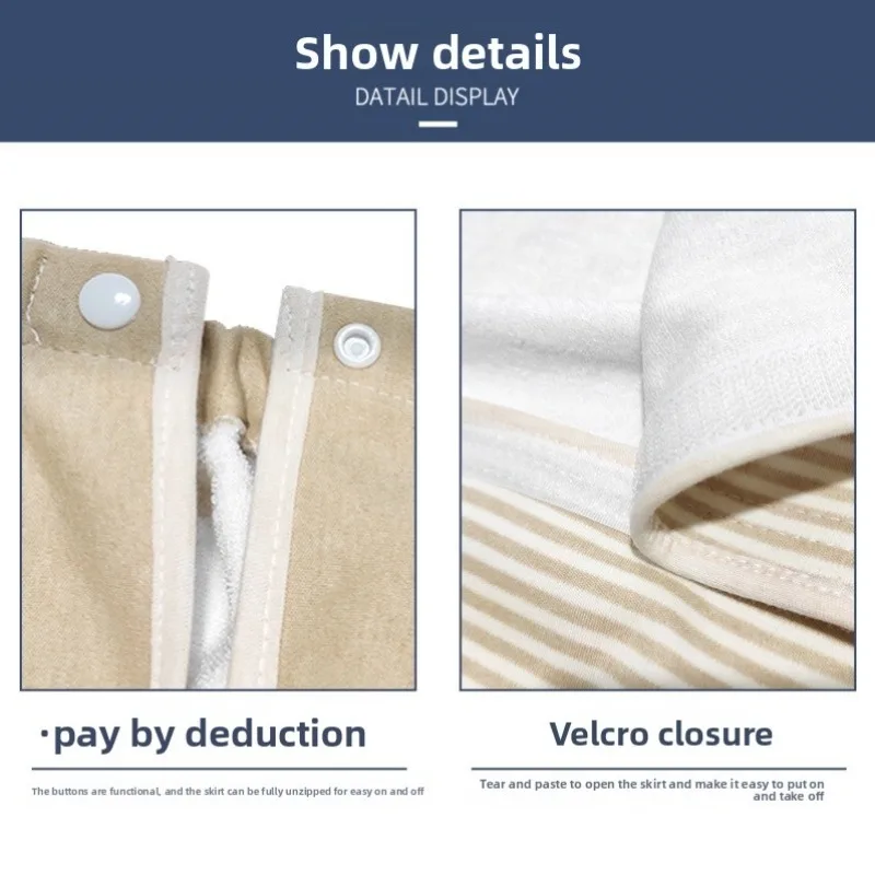 القطن الكبار سلس البول الملابس الداخلية حجم كبير تنورة مانعة للتسرب تصميم طريح الفراش المسنين قابل للغسل ماصة السراويل وسادة قابلة لإعادة الاستخدام