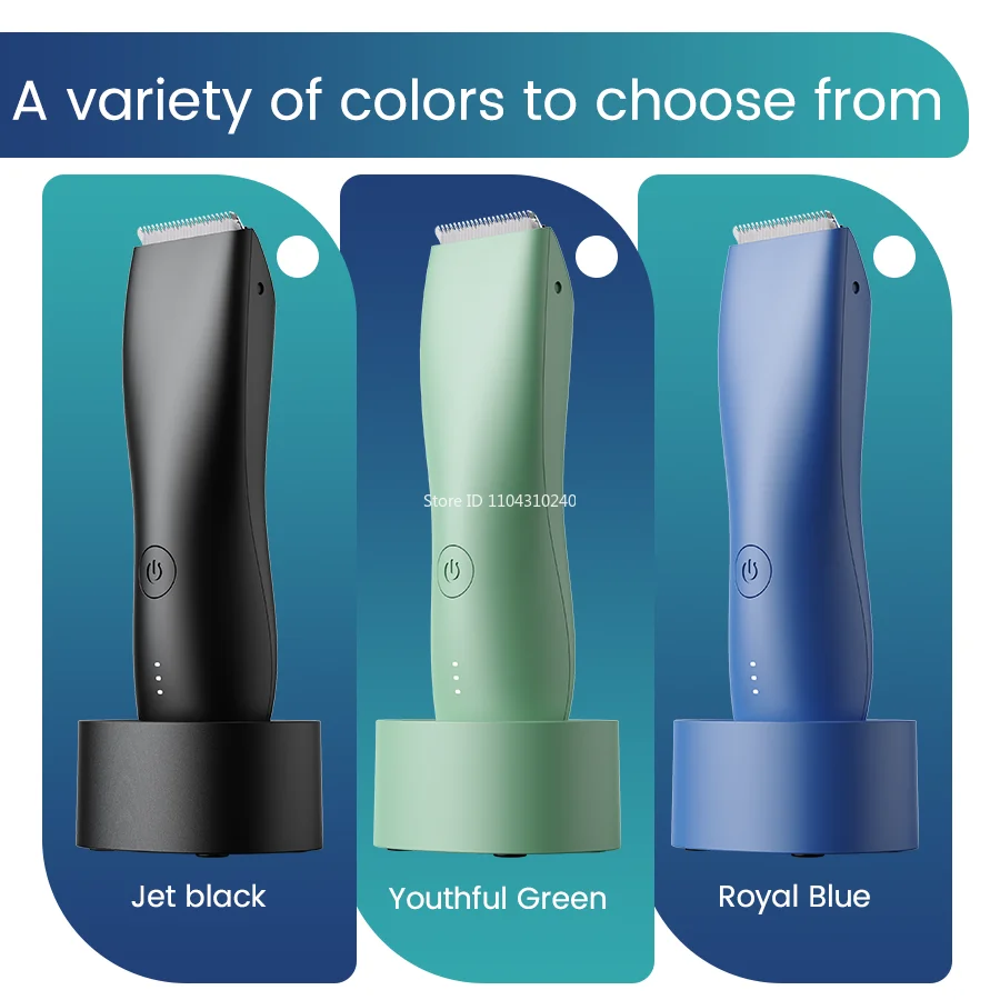 

[IPX6] Men's Groin/Body Trimmer W/ SkinSafe - Foil Blades & Precision, Rechargeable Ball Shaver for Sensitive Skin Balls Trimmer